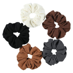 Textured Solid Scrunchie